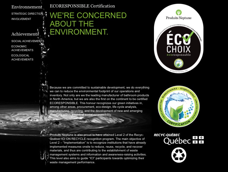 A black and white image of an advertisement for eco chix.