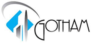 A logo of the word goth