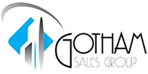 A logo of the gothic sales group